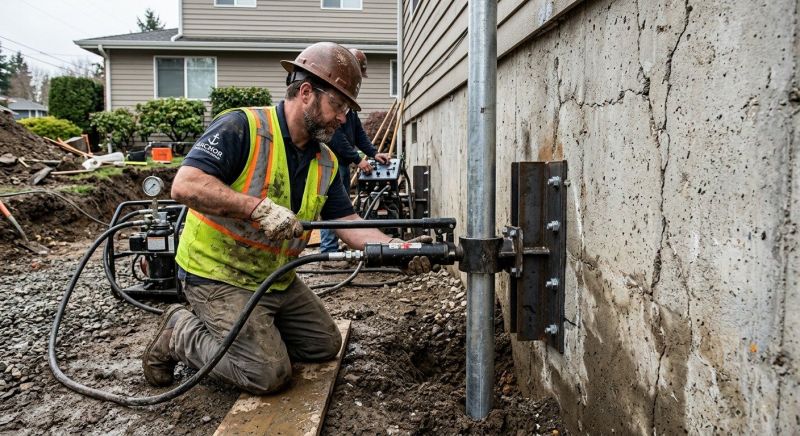 Foundation Pier Leveling