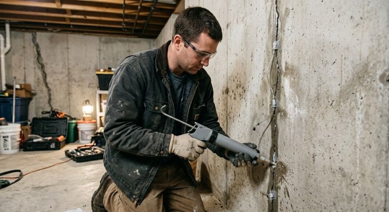 Basement Crack Repair in Jonesboro, GA