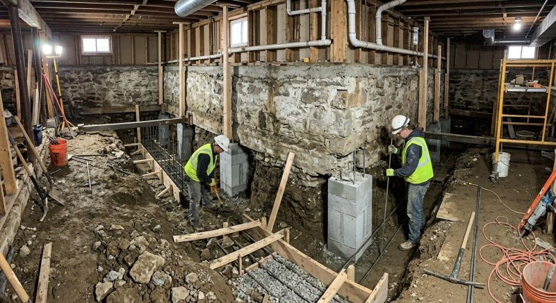 Basement Underpinning in Jonesboro, GA