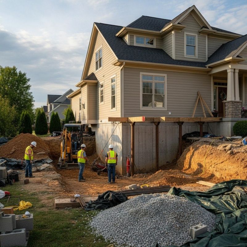 Building Foundation Repair in Ellenwood, GA
