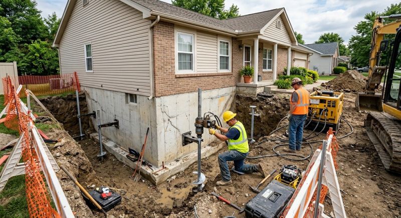 Building Foundation Repair in Sharpsburg, GA