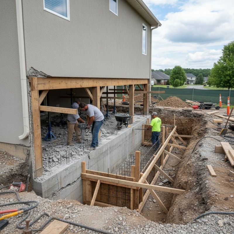 Concrete Foundation Repair in Senoia, GA