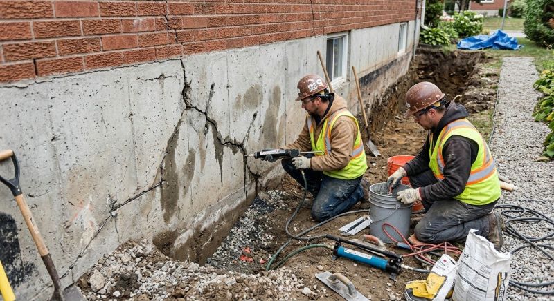 Cracked Foundation Repair in Fayetteville, GA