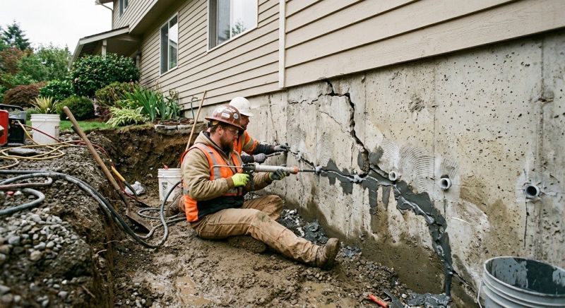 Cracked Foundation Repair in Fulton County, GA