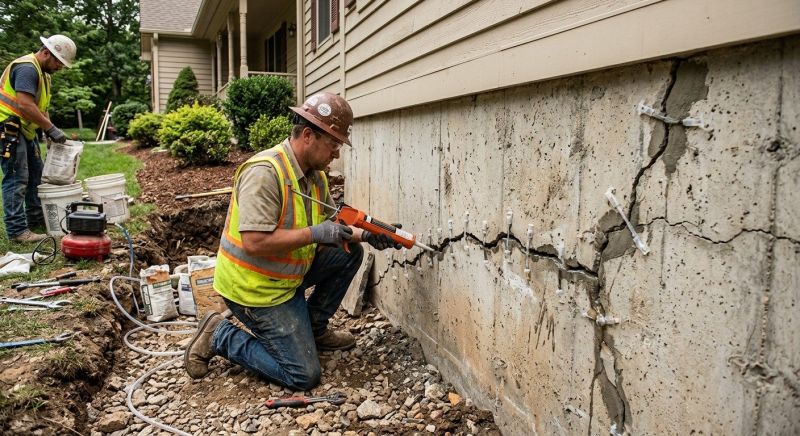 Cracked Foundation Repair in Henry County, GA