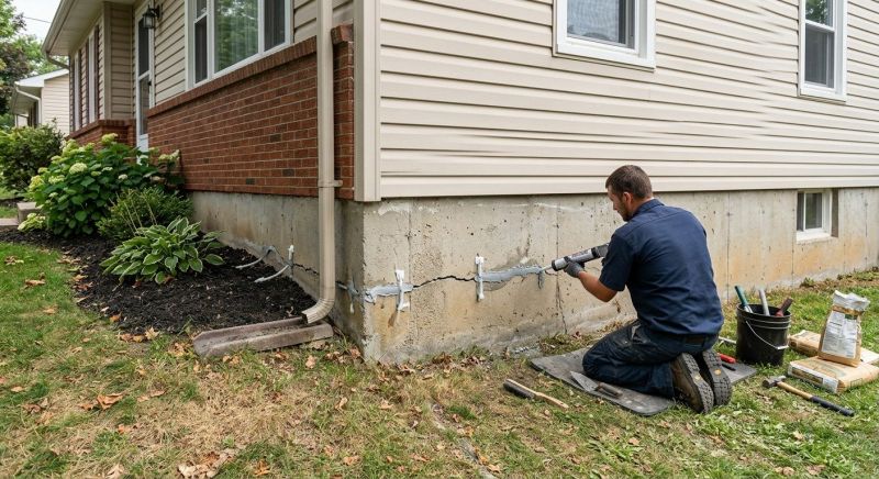 Cracked Foundation Repair in Stockbridge, GA