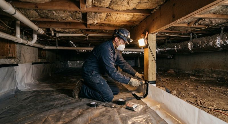 Crawl Space Leveling in Jonesboro, GA