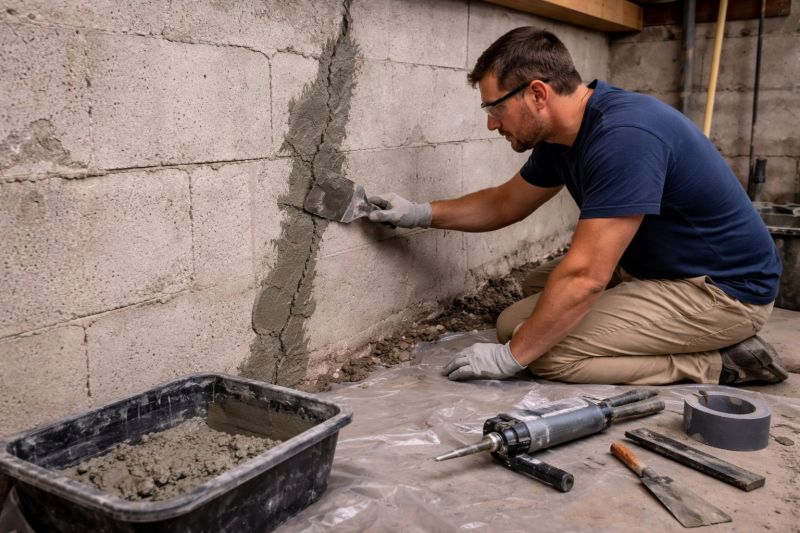 Foundation Crack Repair in Jonesboro, GA