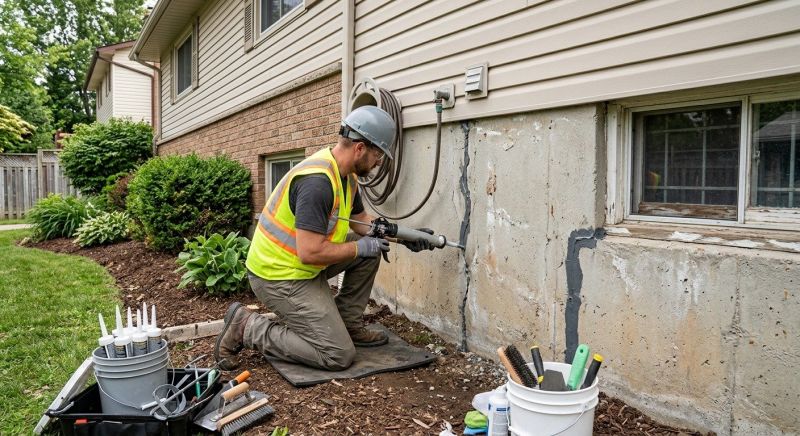 Foundation Crack Sealing in Jonesboro, GA