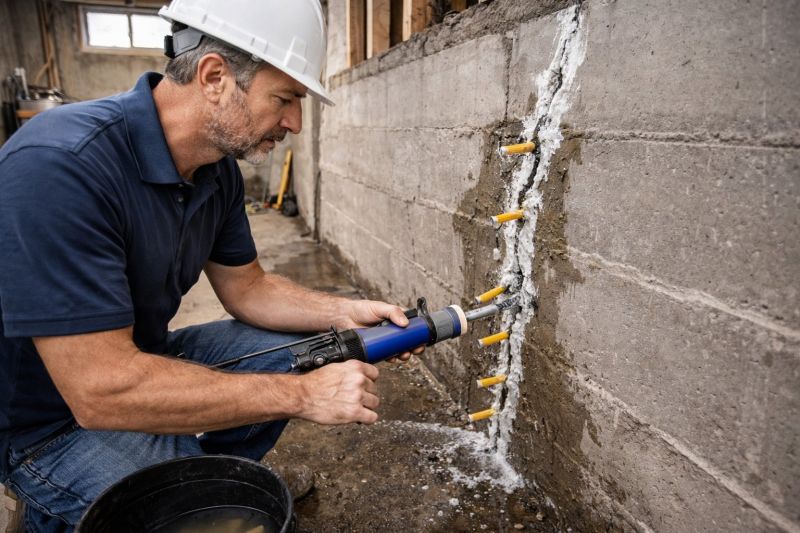 Foundation Crack Sealing in Jonesboro, GA
