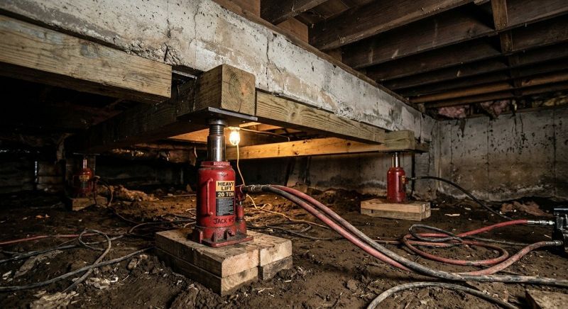 Foundation Jacking in Brooks, GA
