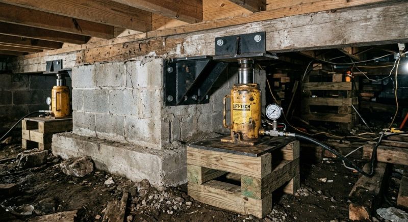 Foundation Jacking in Decatur, GA