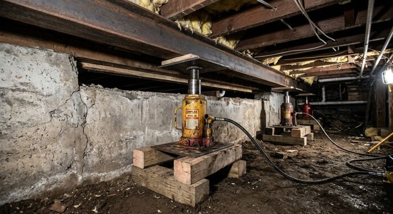 Foundation Jacking in Fayetteville, GA
