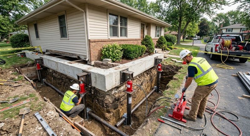 Foundation Jacking in Jonesboro, GA