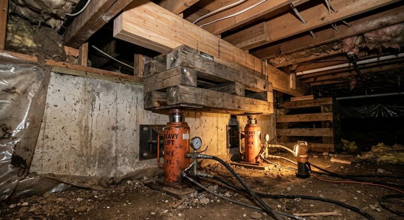 Foundation Jacking in Senoia, GA