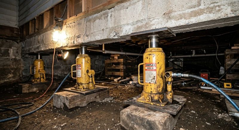 Foundation Jacking in Tyrone, GA