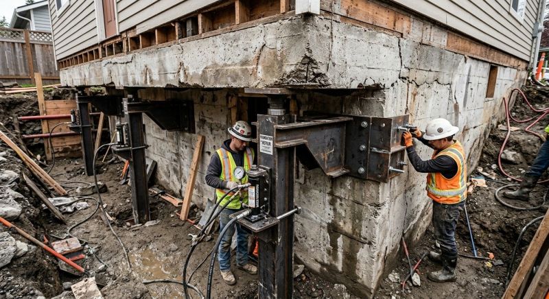 Foundation Lifting in Atlanta, GA
