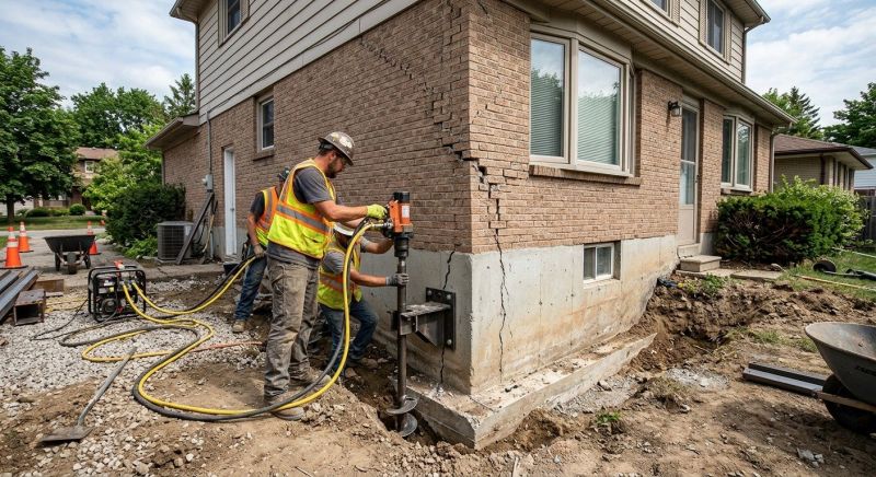 Foundation Lifting in Rockdale County, GA