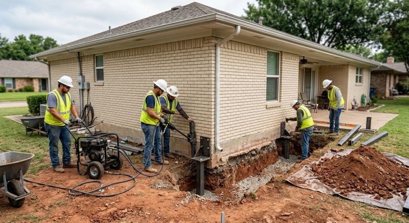 Foundation Stabilizing in Brooks, GA