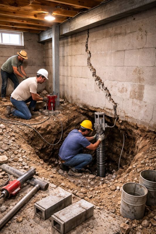 Foundation Structural Repair in Tyrone, GA