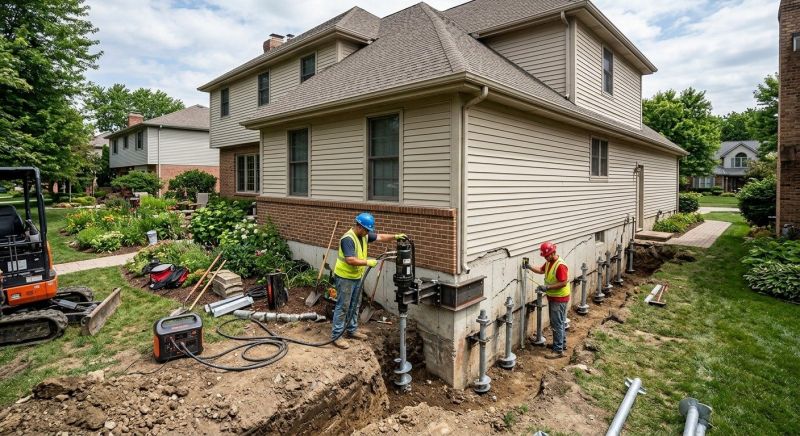 Helical Piers Installation in Jonesboro, GA