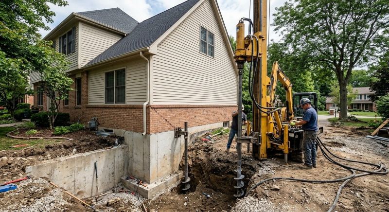 Helical Pile Installation in Jonesboro, GA