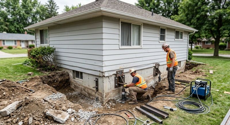 House Foundation Repair in Hampton, GA
