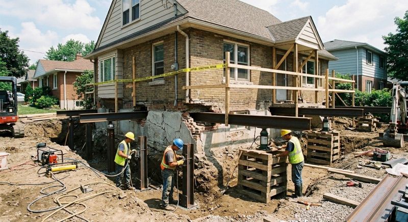 House Foundation Repair in Lithonia, GA