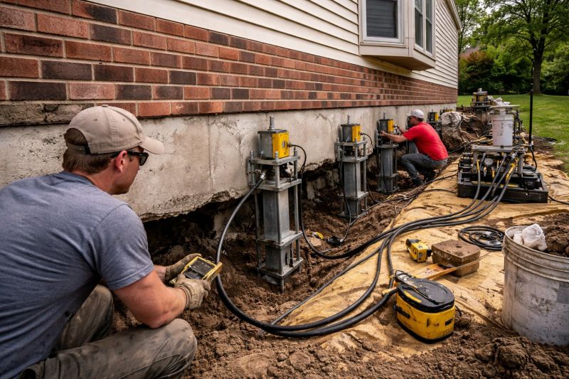 Settling Foundation Service in Locust Grove, GA