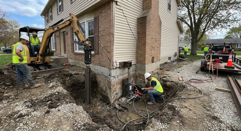 Sinking Foundation Repair in Brooks, GA