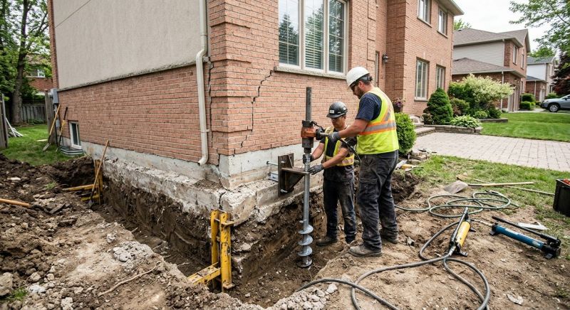 Sinking Foundation Repair in Decatur, GA