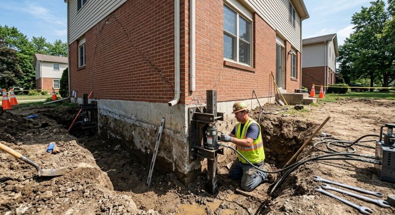 Sinking Foundation Repair in Fairburn, GA