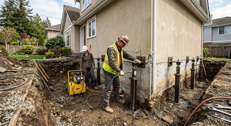 Sinking Foundation Repair in Fairburn, GA
