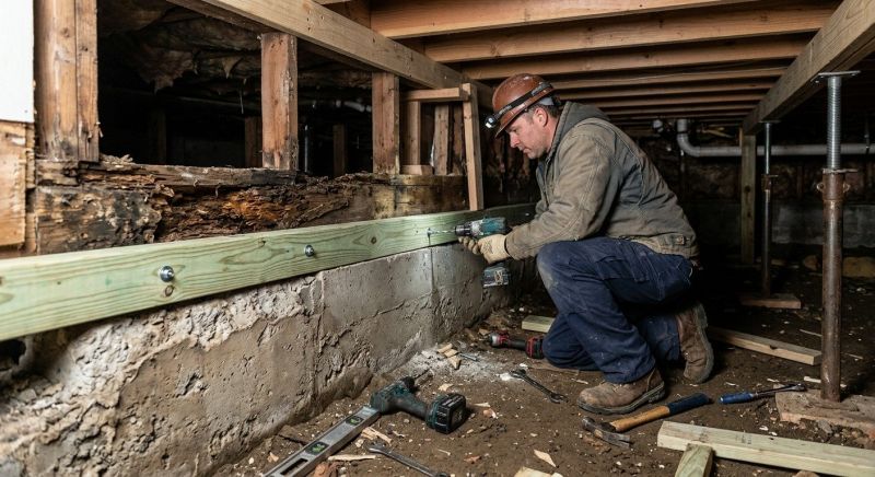 Sinking Foundation Repair in Griffin, GA
