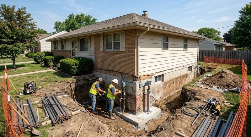 Structural Foundation Repair in Peachtree City, GA