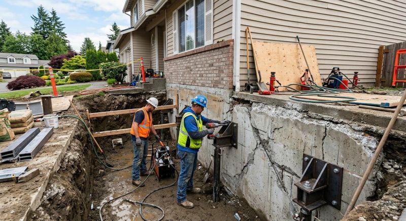 Structural Foundation Repair in Tyrone, GA